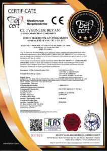 CE DEKLARASYON RUBİES GÜVENLİK SİSTEMLERİ